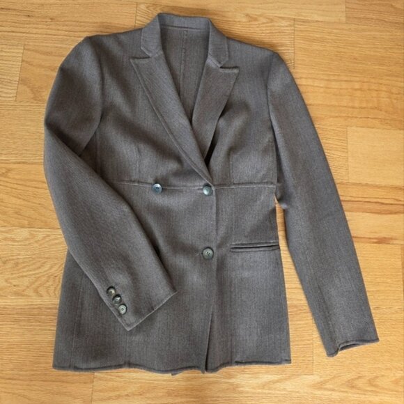 Gucci, Double Breasted Italian Wool Tailored Blazer Jacket - Picture 5 of 16
